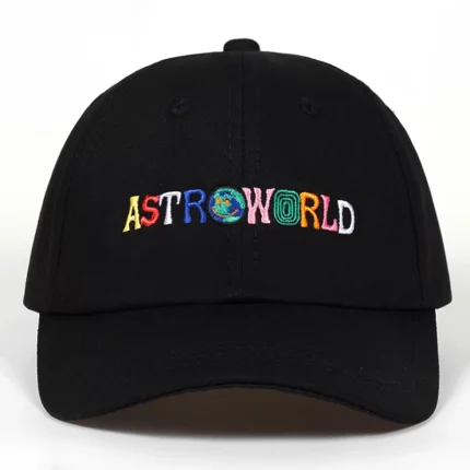 Travis Scott ASTROWORLD Embroidered Dad Hat Cotton Baseball Caps